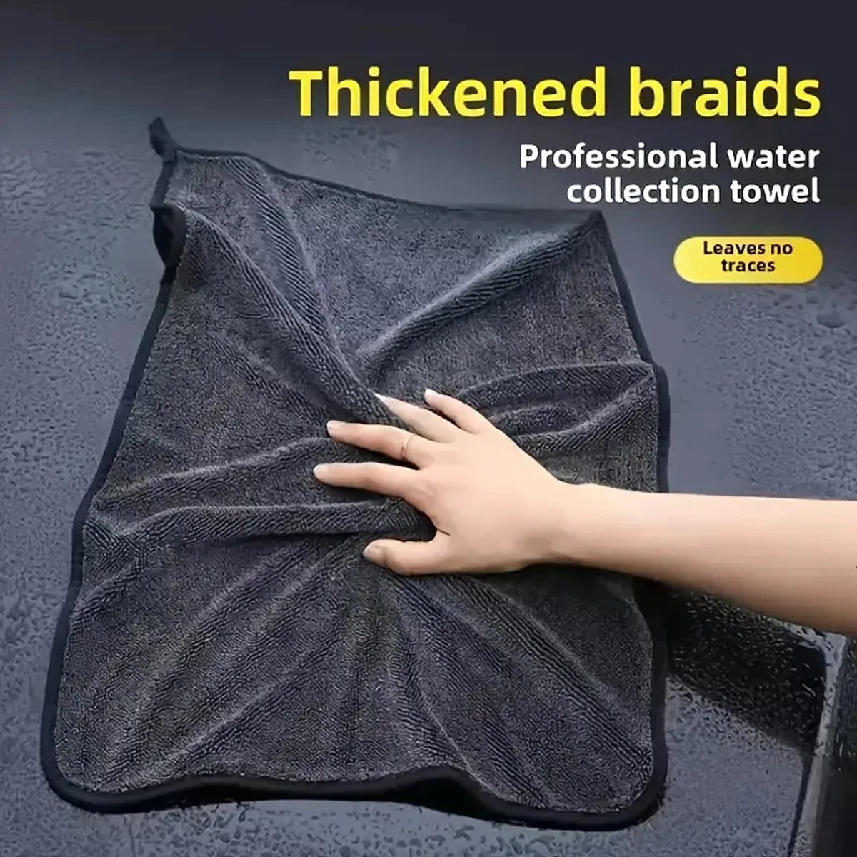 Scraperix Microfiber Car Towel – Extra Absorbent, 16 x 24 in